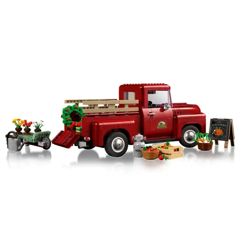 New Icons Pickup Truck 10290 Building Kit for Adults Build and Display an Authentic Vintage 1950 Model Building Blocks Toy