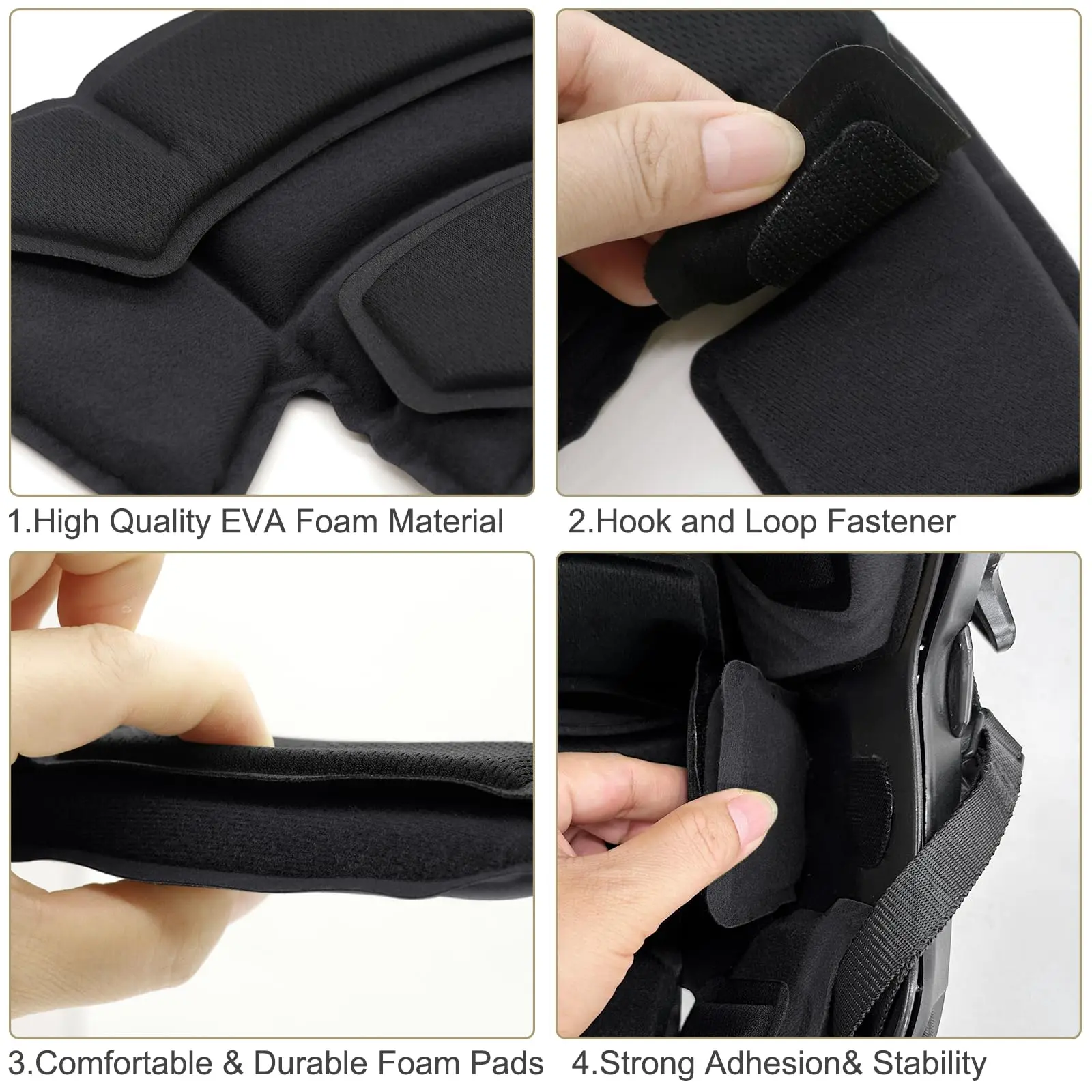 Memory Foam Pad Protective Mat Helmet Kit Replacement Universal Tactical Cushions for ACH MICH Team Wendy Helmets