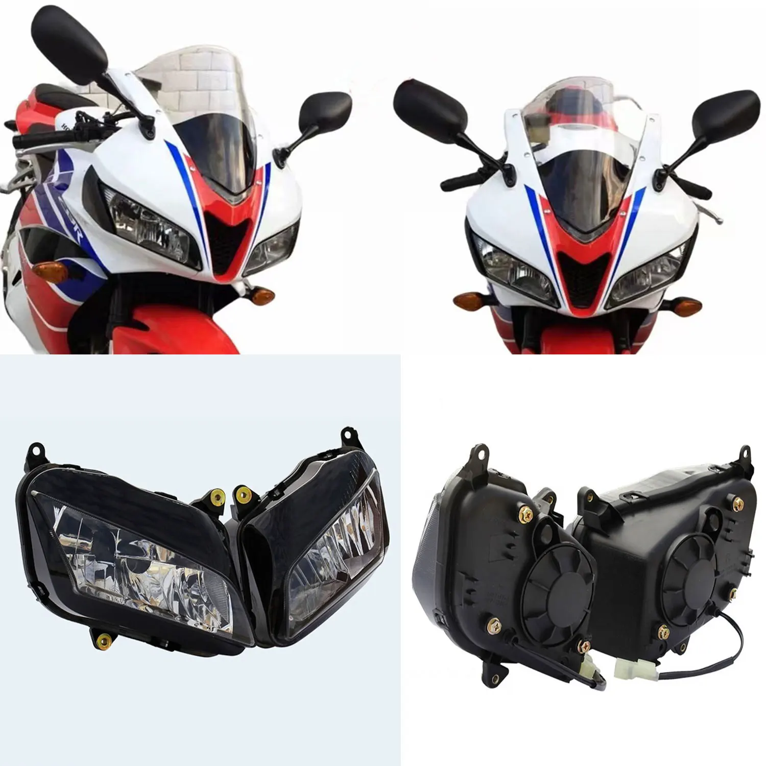 

For Honda CBR600RR CBR600 CBR 600 RR F5 2007-2011 2012 Motorcycle Headlight Front Head Light Lamp Headlamp Housing Parts Fairing