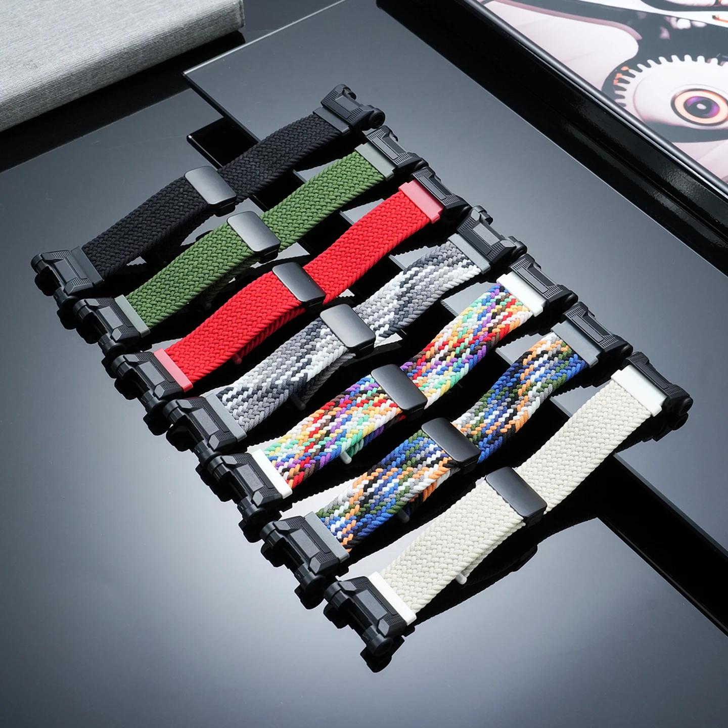Breathable Soft Sport Nylon Canvas Watch Strap Fits G-SHOCK GPR-H1000 Module 3554 Rangeman 3rd Gen Replacement Wristband