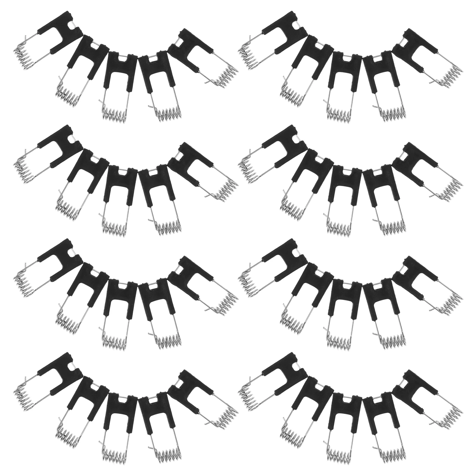 

100Pcs Panel Light Spring Clip Robust Metal Pe Clamp for Recessed Lighting Downlight Secure Mounting Panel Light Spring Clip