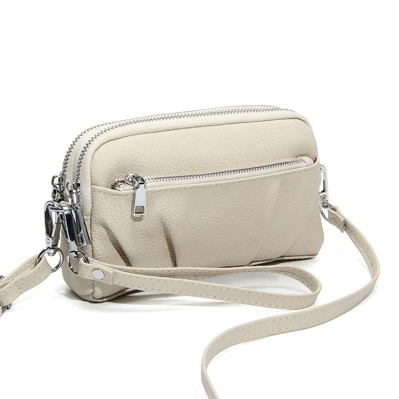 

Женская маленькая сумка через плечо из натуральной кожи, модная сумка-клатч из воловьей кожи, повседневная женская дорожная сумка на плечо, высококачественная сумка-тоут