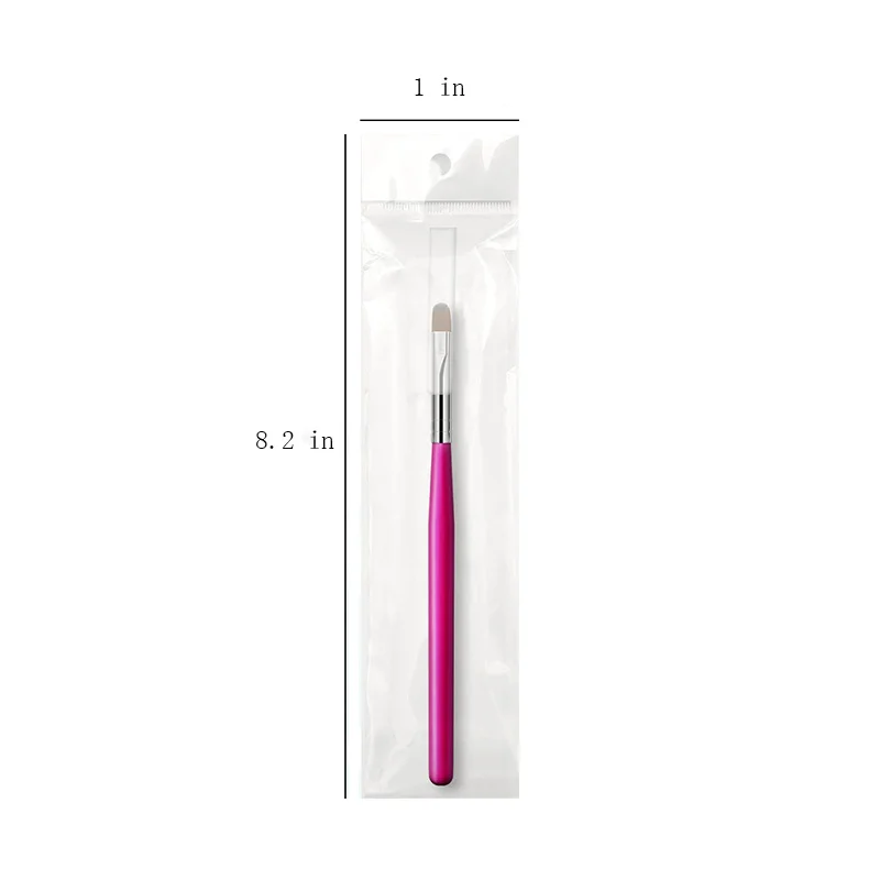 1 ชิ้นเล็บไล่โทนสีหัวกลมผสมแปรงเครื่องมือ