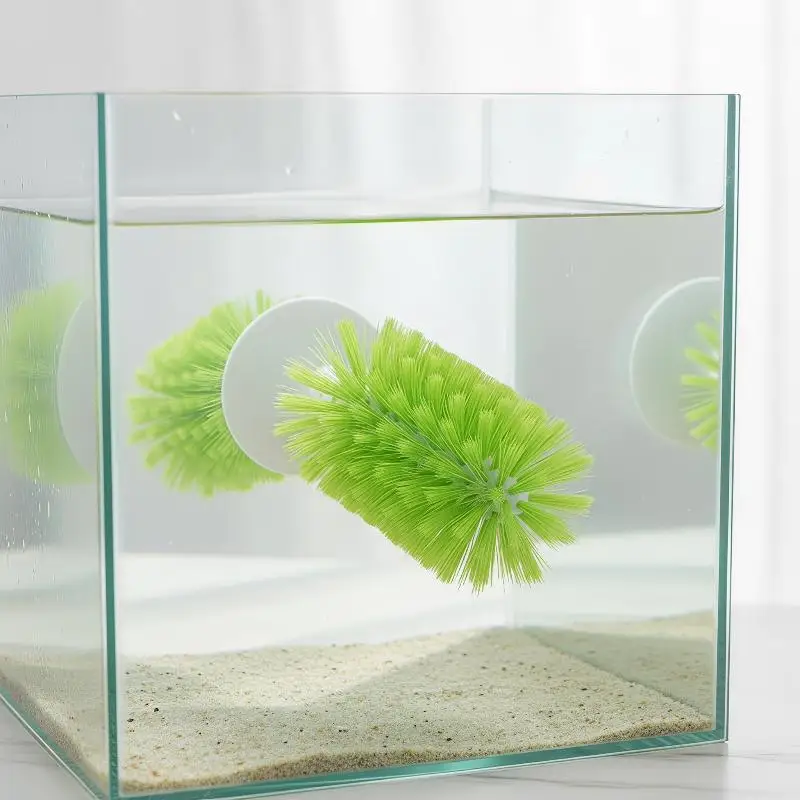 Turtle Shell Scrubber Brush Suction Cup Design Multipurpose Reptile Cleaner Accessory for Turtle Tank Ornament Use