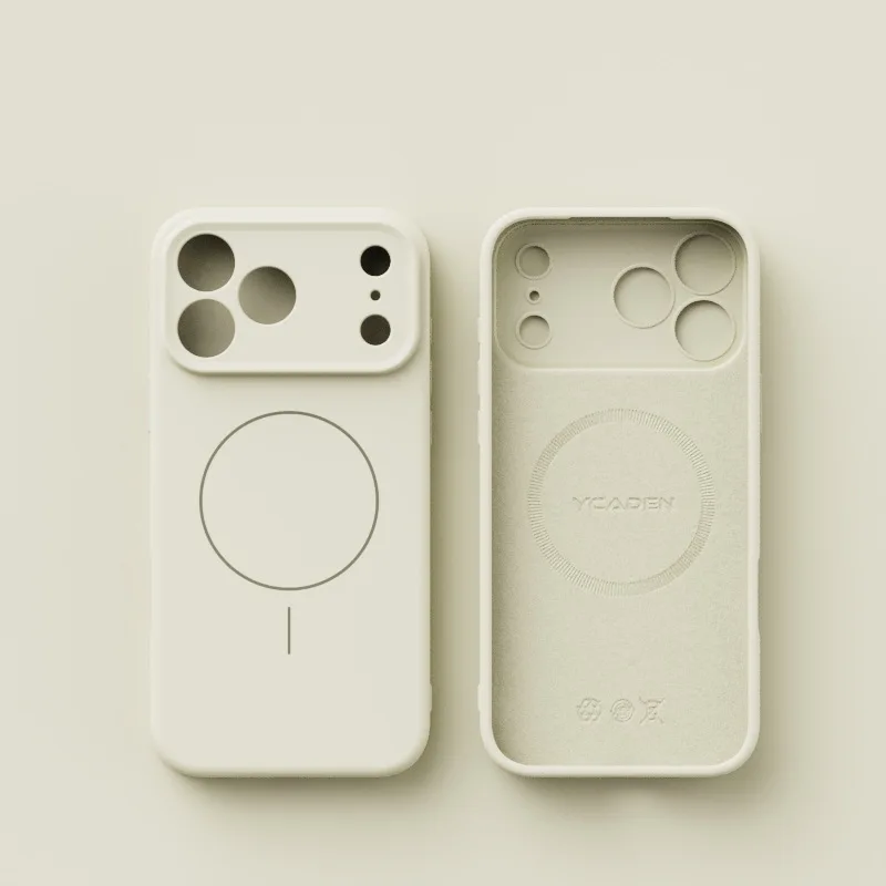 Funda de silicona líquida para Magsafe Mag Safe iPhone 17 Air 16E 16 E 15 Pro Max 14 13 12 17Air 17Pro, mate, accesorios 6