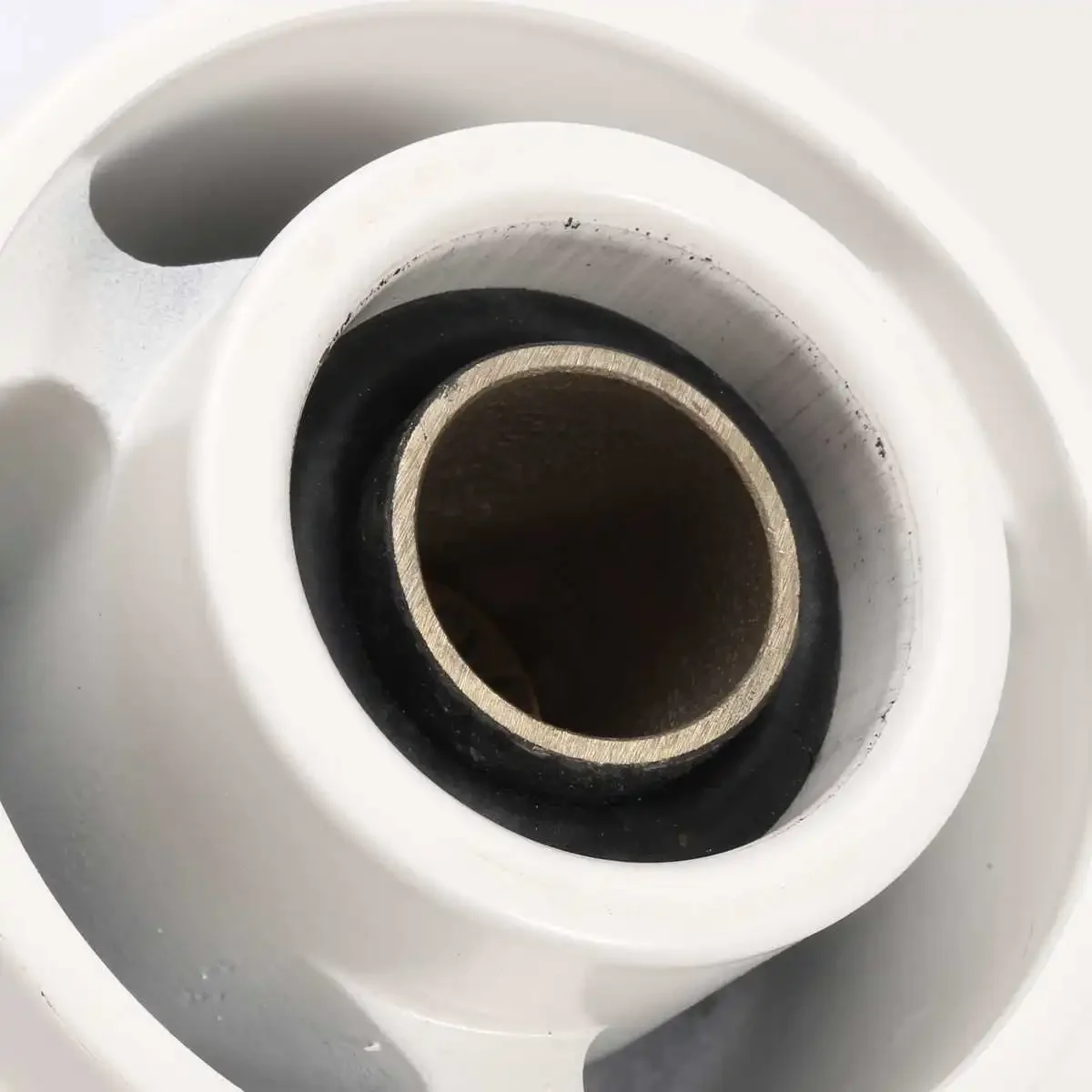 Yamaha용 흰색 보트 선외 프로펠러, 알루미늄 10 스플라인 톱니, 직경 72mm, 3 블레이드, Yamaha 20-30HP 9 7/8X10 1/2-F