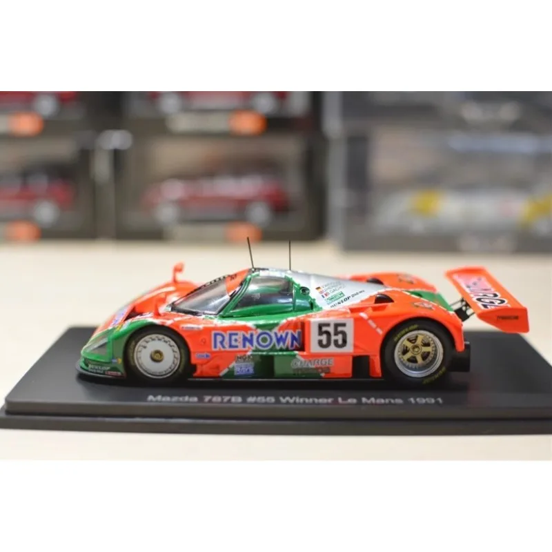 Spark 1:43 Scale Mazda 787B 55# 1991 Alloy Simulation Car Model Classic Adult Collection Static Display