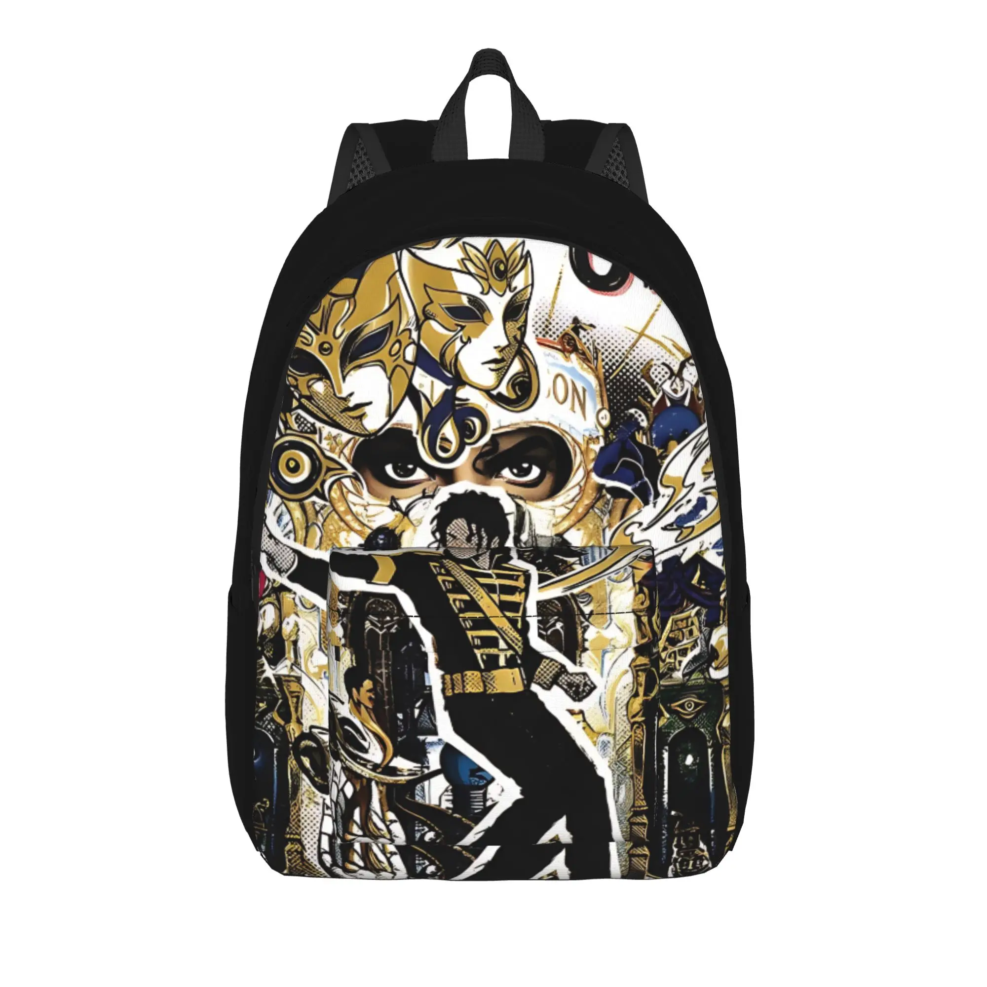 Back to school season Good Quality retro 80s Bookbag Michael Jacksonn For Women Schoolbag Backpack