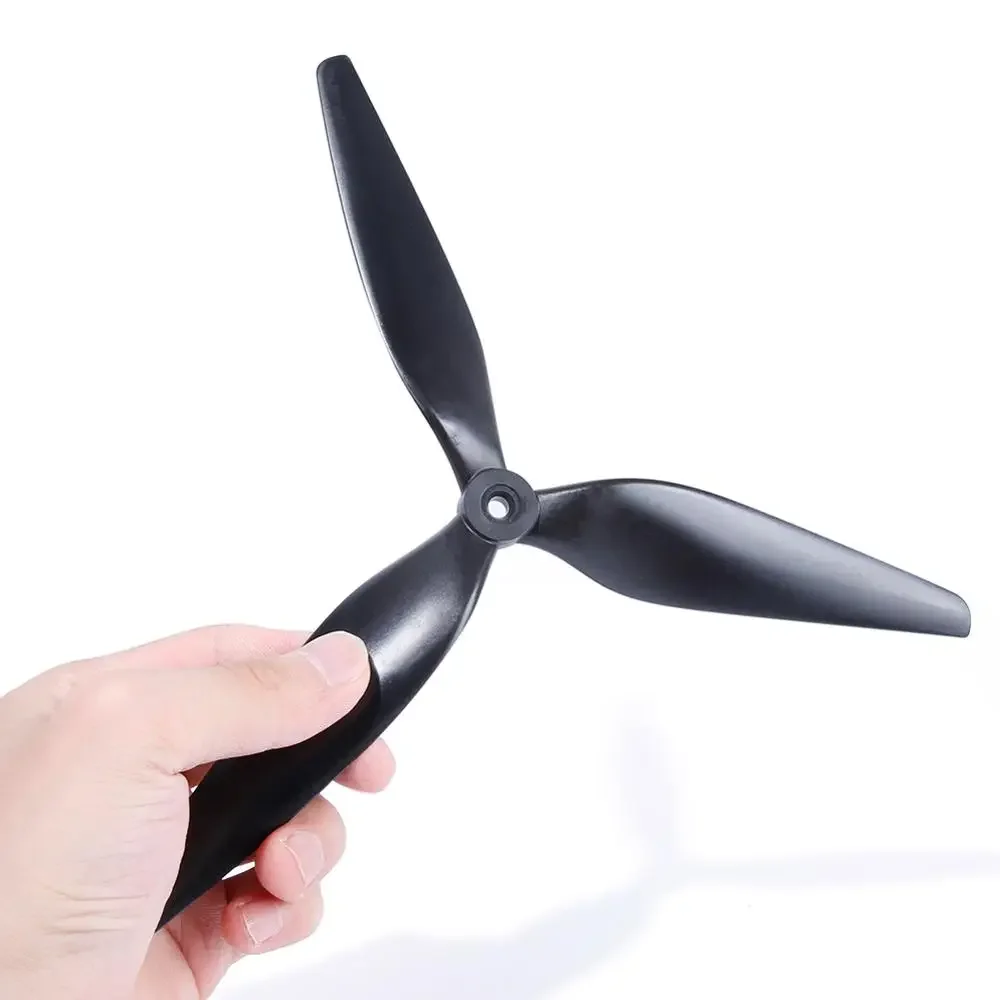 4szt HQ Macroquad Prop 10X5X3 / 9X5X3 1050/9050 10Inch/9Inch/8Inch 3 Blade / Tri-blade Black-carbon Reinforced Nylon Propeller