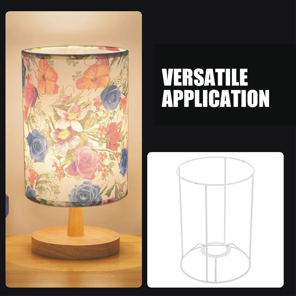 

Lampshade Frame Metal Cage Diy Bulb Guard For Table Lamp Pendant Ceiling Light Fixture Home Lighting Decoration Wire