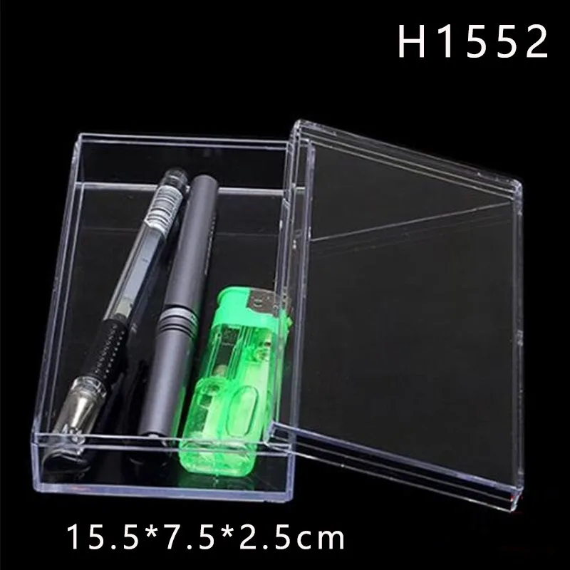 Small transparent plastic box coin capsules case Clear PS Storage Box Tools Display Box Beads/Jewelry Gift Box