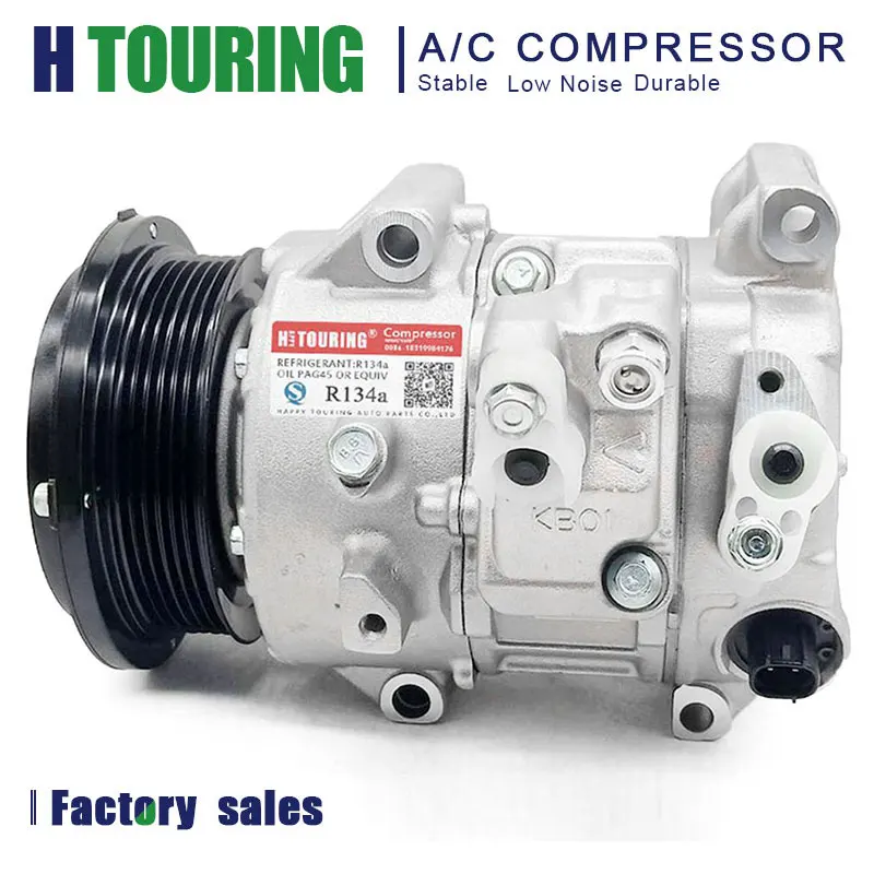 

Air AC Compressor for Toyota Venza Highlander 88310-0T020 88310-48240 88310-48250 883100T020 8831048240 8831048250 CO20759C