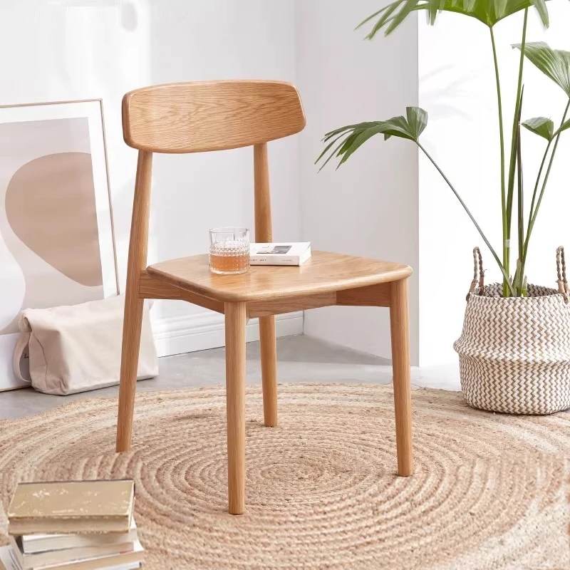 

Wooden Nordic Dining Chairs Accent Restaurant Kitchen Dining Chairs Home Living Room Silla De Escritorio Kitchen Furniture