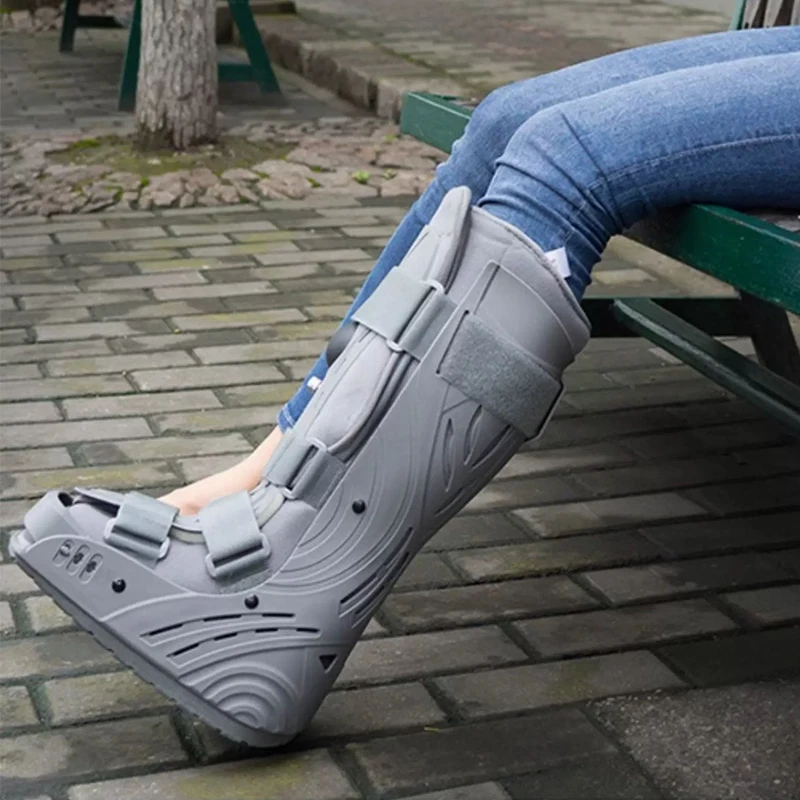 

1PCS Pneumatic Walking Boot Adjustable Air Cam Walker for Ankle Fractures/Sprains, Lightweight Medical Boot with Air Pump