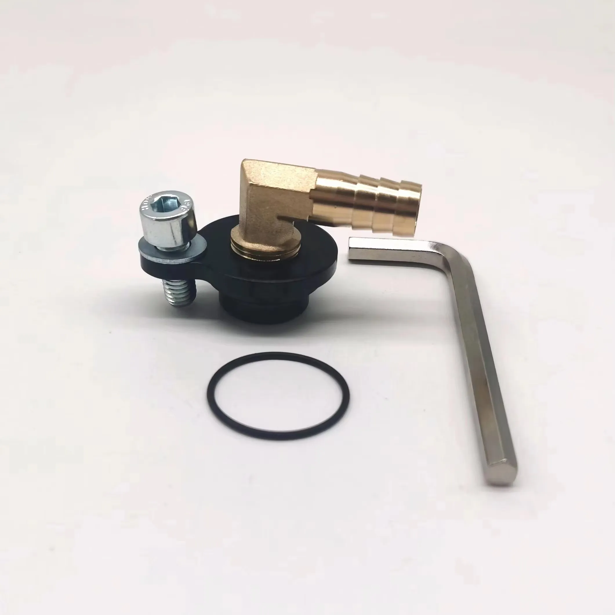 ForYamaha 1.8L Waverunner Engine Cooling Adapter – CNC Billet 6061 Aluminum – Complete Kit w/ Elbow, Bolt & Allen Key