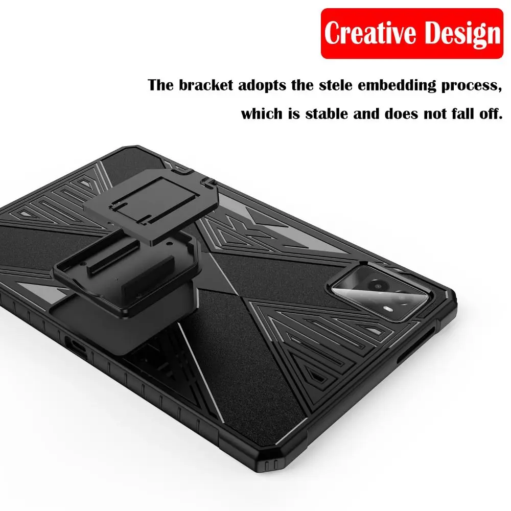 مع مسنده 8.8 بوصة حافظة كمبيوتر لوحي ناعمة مضادة للصدمات غطاء خلفي من البولي يوريثان حامل ألعاب Funda لينوفو ليجيون Y700 الجيل الثالث 2024 #2