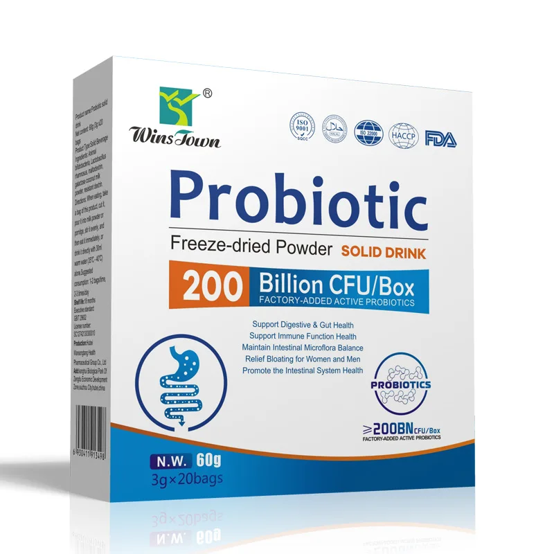 

Probiotic Freeze-dried Powder Solid Drink Support Digestive & Gut Health Speed Up Metabolism Improve Nutrient Absorption