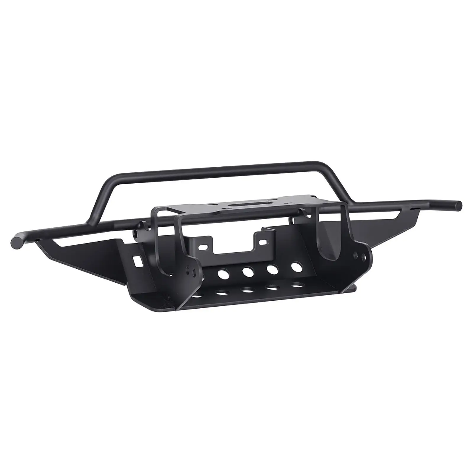1:10 Scale RC Car Front Bumper Heavy Duty Protection Lightweight Stainless Steel Upgrades Part Adjustable for 1/10 RC Truck