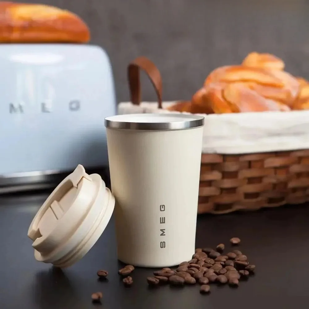 350ml Ceramic Coffee cup Thermos Bottle Stainless steel  Water Bottles Drinking BottlePortable Insulated Cup