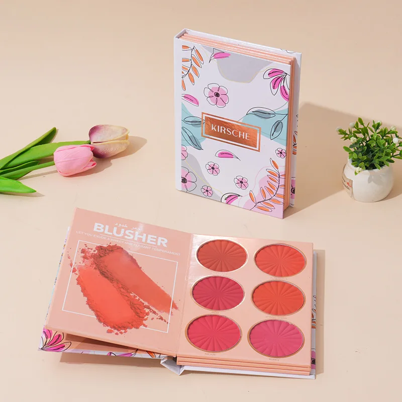 Book Highlight Powder Blusher Set Lasting Eye Shadow BOOK Plate Stage Makeup