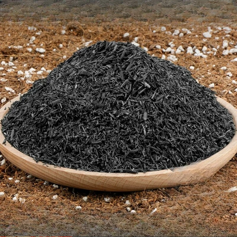Natural Rice Husk Charcoal Organic Fertilizer Soil Amendment Potassium Supplement Plant Growth Loosening Soil Retaining Water