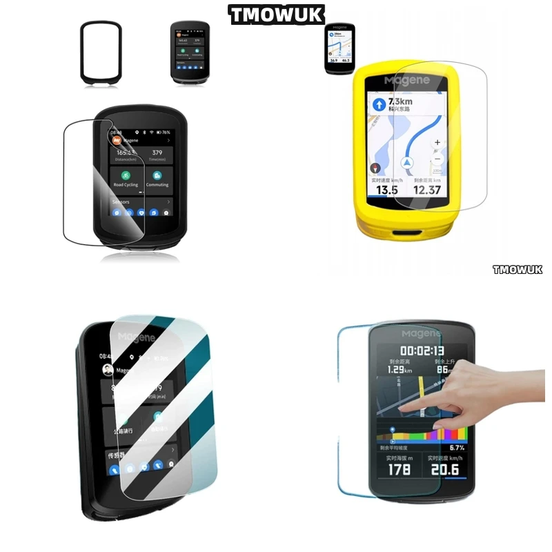 

For Magene C706 C506 C606 C606Pro Cycling GPS Computer Tempered Glass Screen Guard Film