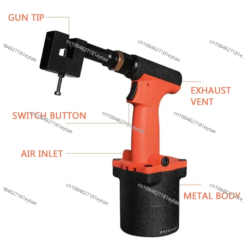 Pneumatic Hydraulic Air Valve Punching Machine Iron Sheet Aluminum Metal Billboard Corner Code Punching Gun Punching Pliers