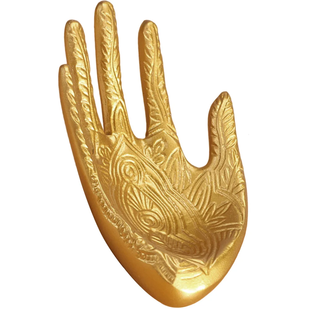 

Hand Jewelry Holder Transparent Resin Ring Bracelet Necklace Watch Display Stand Palm Design Tabletop Organizer For