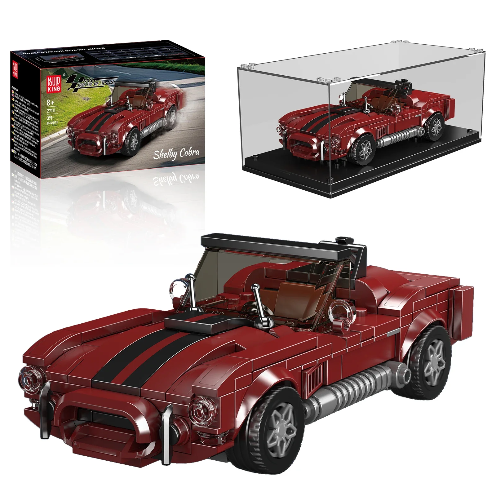 

MOULD KING Mini Vehicle Building Kit with 391pcs - Creative DIY Construction Blocks for Boys & Girls