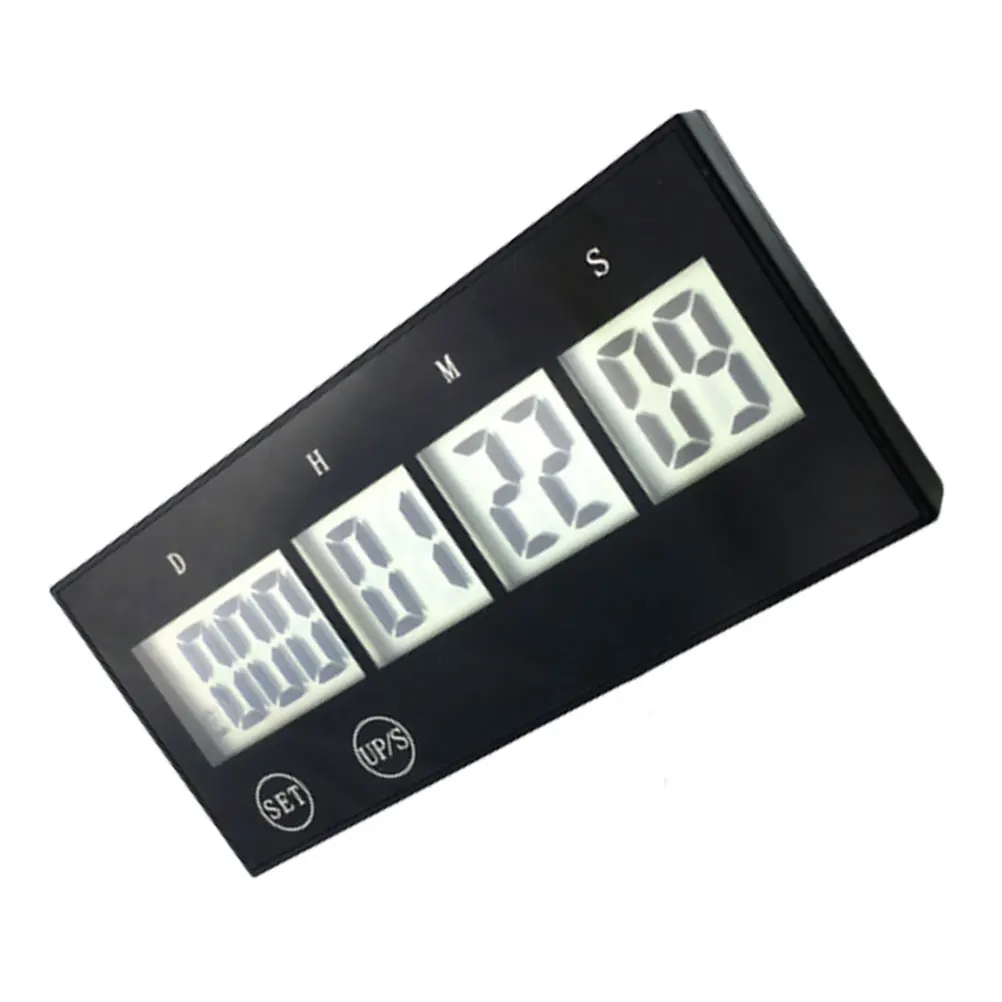 

Countdown Timer For School Examination Student Study Room Wall Decor Black Abs Digital Exam Goal Tracker Classroom Clock
