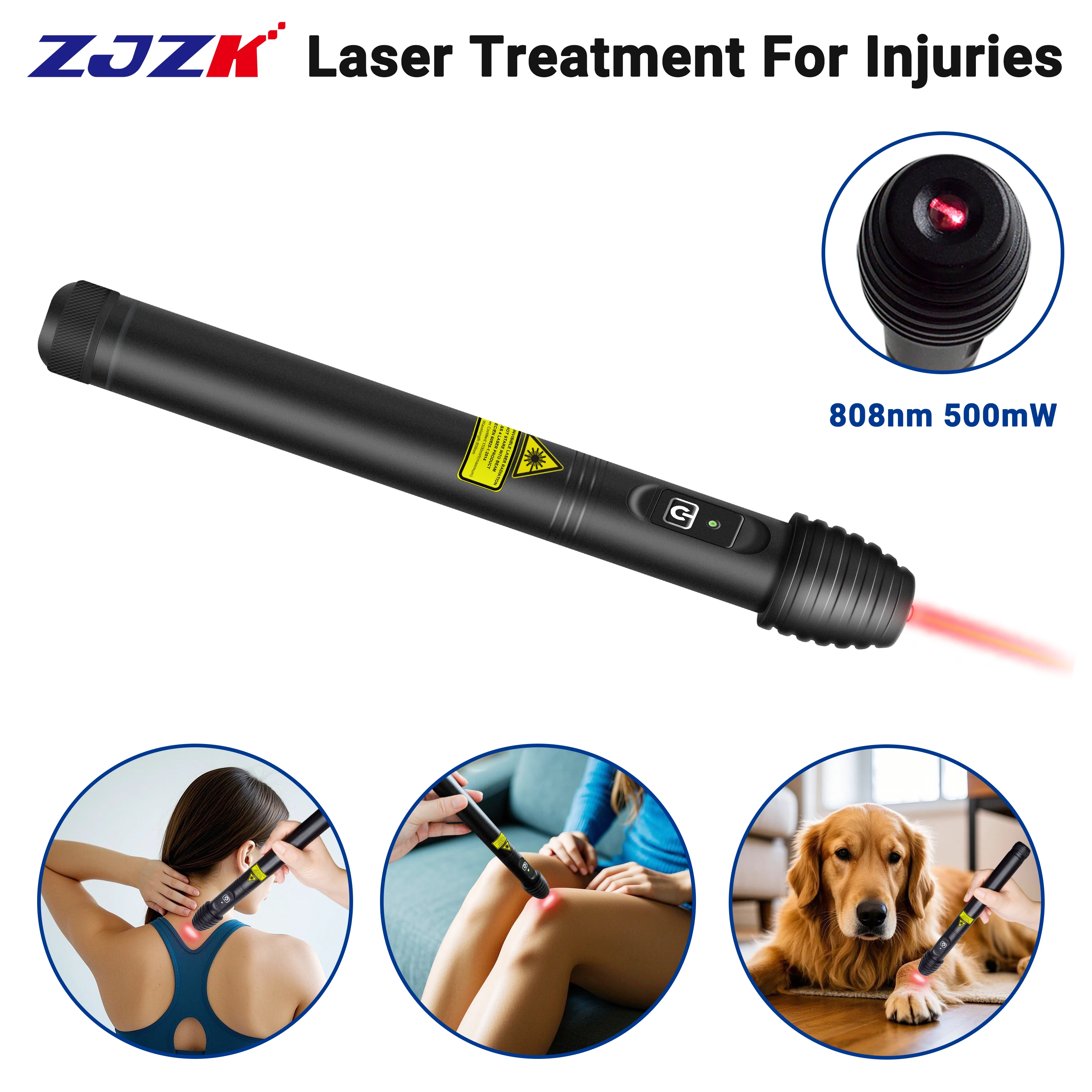 

2026 Handy 808nm Cold Laser Pen Therapy Device for Pain Relief Herniated Disc Wound Healing Acupuncture Auriculothrapie Stop Tab
