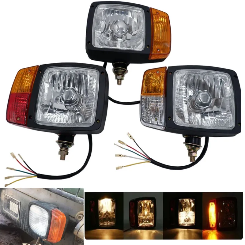 Lampu kabut truk 12V24V, lampu sorot atap truk berat kerja Offroad 4x4