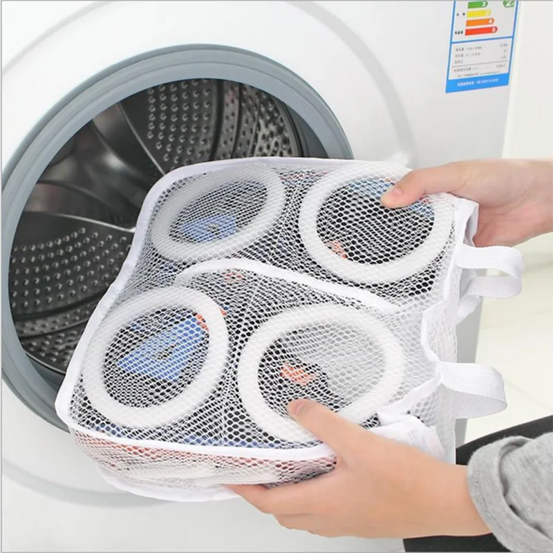 

Mesh Laundry Bag Washing Machine Shoes Bag laundry net Travel Shoe Storage Bags Protective Clothes Storage Box Organizer Bags