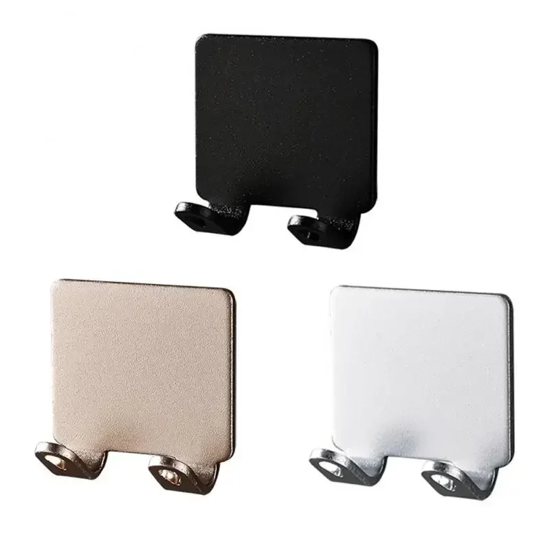 الفولاذ المقاوم للصدأ الحلاقة حامل جدار هوك ذاتية اللصق لزجة المطبخ الحمام مفتاح شماعات تخزين منشفة مقاومة للماء رف معلق