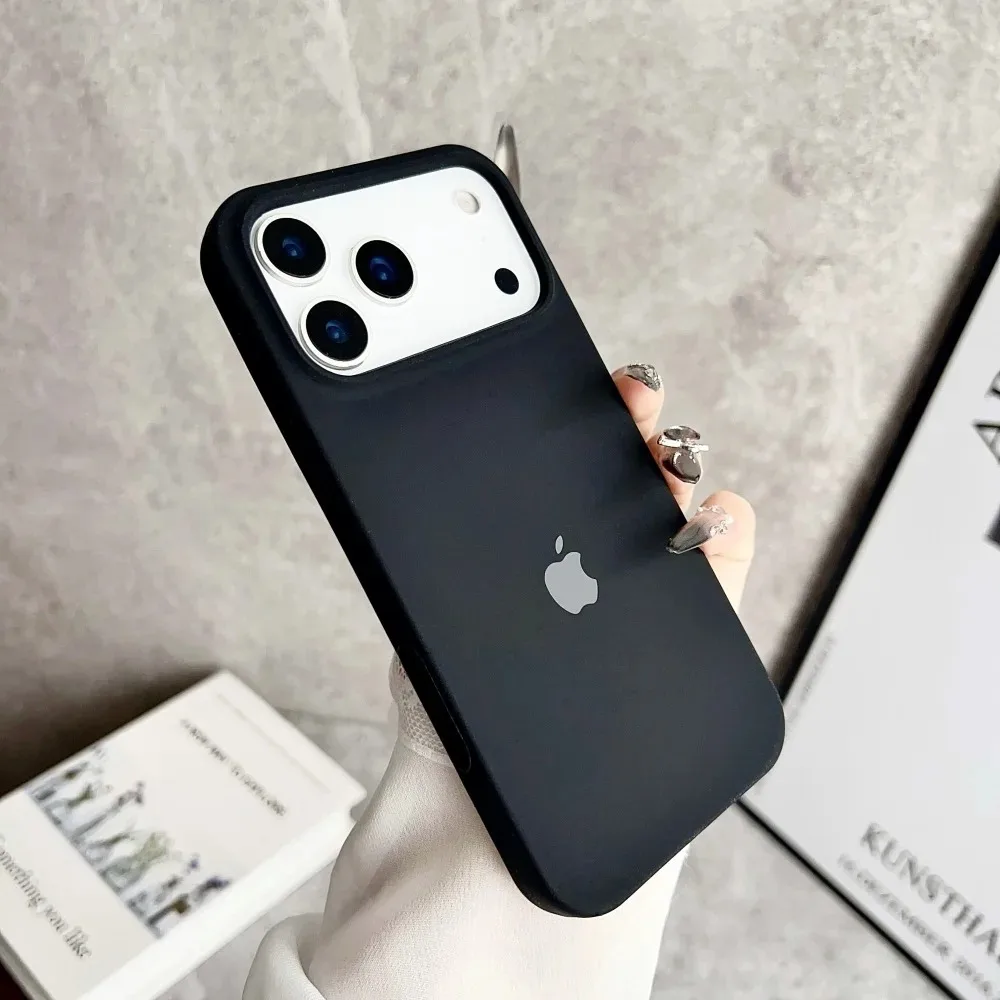 Оригинальный официальный силиконовый чехол для iPhone 17 16 13 15 14 Pro Apple чехол для iPhone 17 ProMax 13 14 16 15 Pro Max Cover