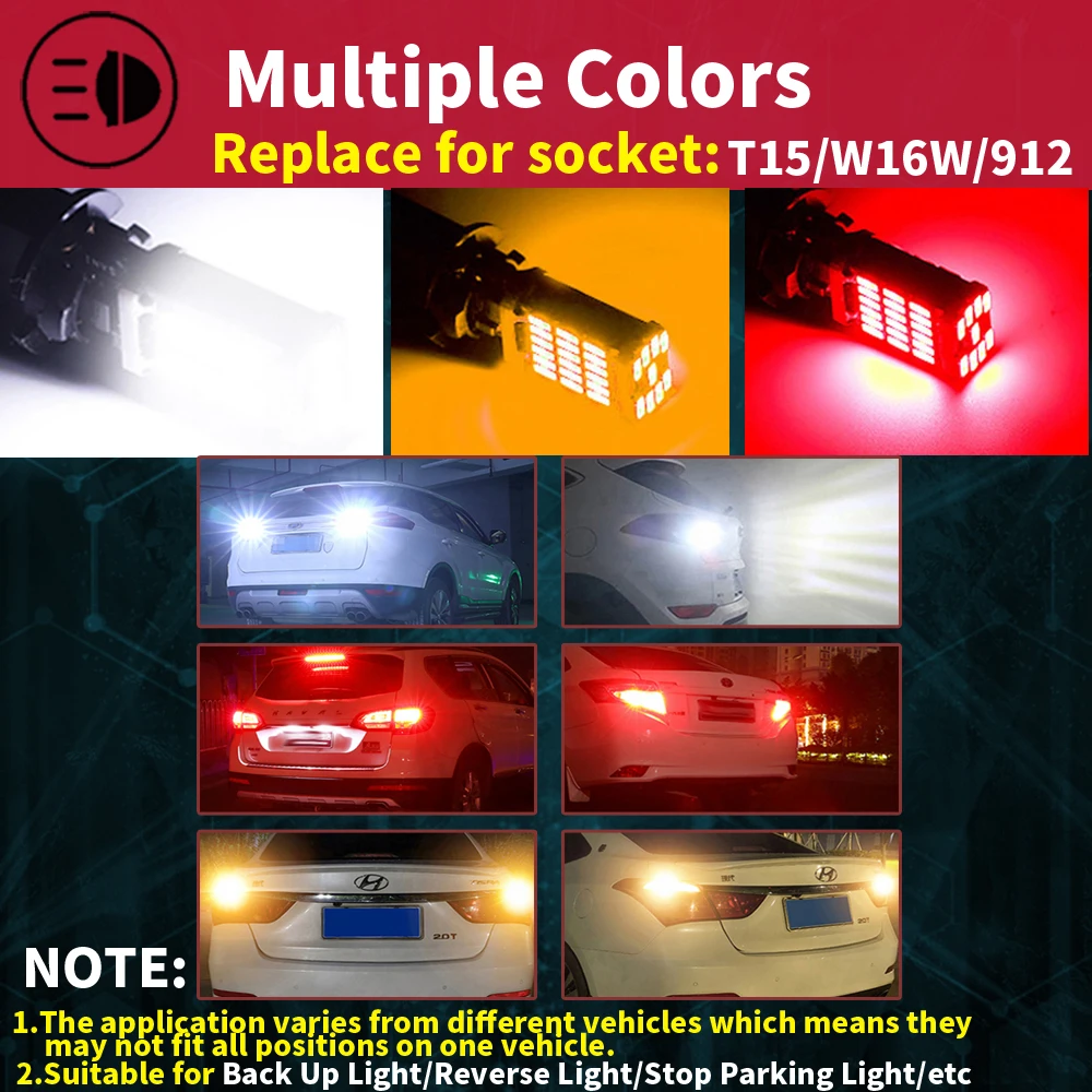 2 pezzi W16W T15 921 Led Canbu - Led Tail Light Bulb Canbus recensione e prezzo
