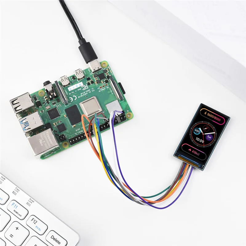 Waveshare-Módulo de pantalla LCD a Color IPS de 1,9 pulgadas, interfaz SPI de 170x320 píxeles, pantalla a Color de 262K para Raspberry Pi/Arduino/STM32