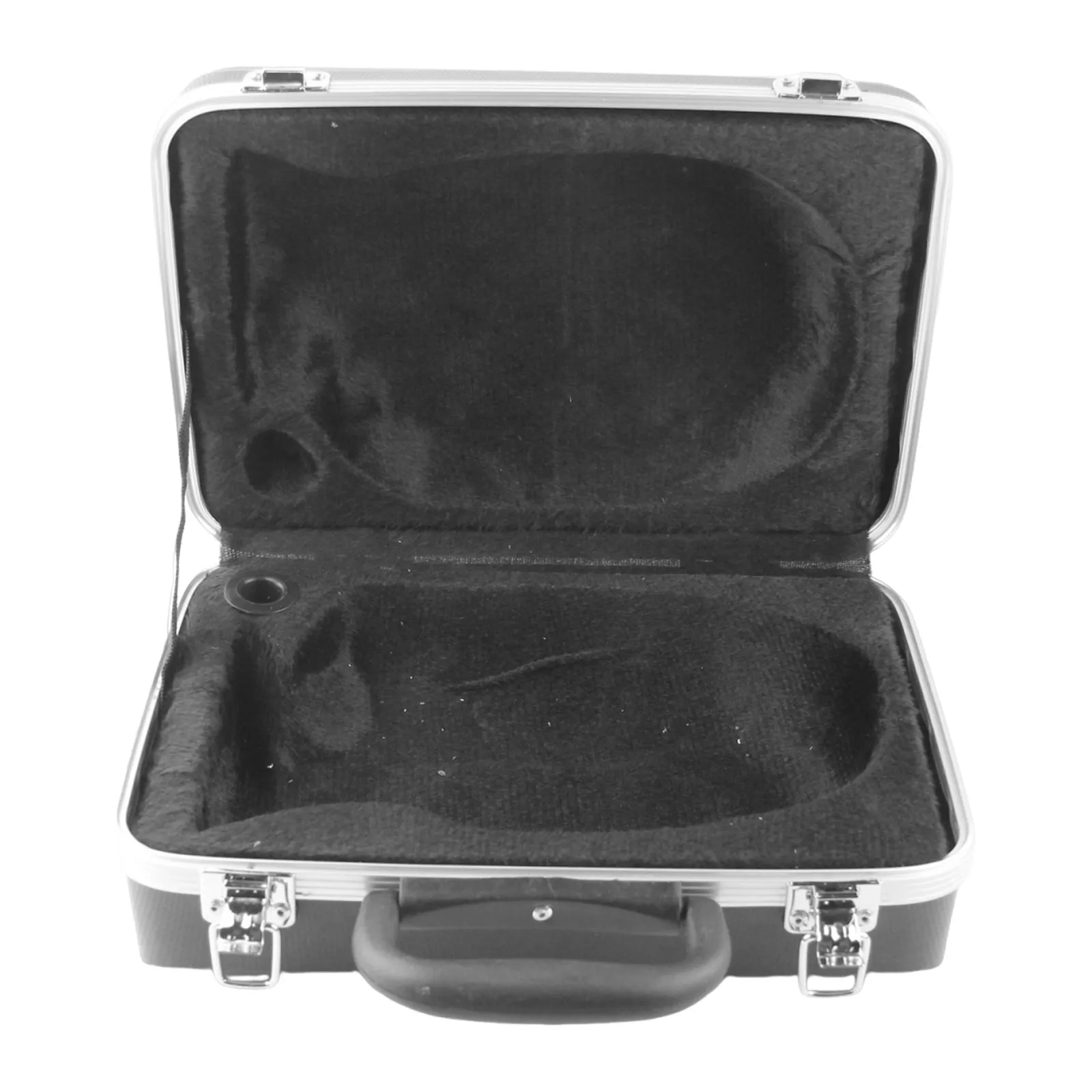 Lightweight ABS Pocket Trumpet Case Hard Shell Waterproof Anti-Shock Portable Carrying Bag Concert Instrument Storage