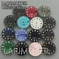 LARIMOKER 29mm black white green blue gray luminous dial fit NH35 ETA 2824 2836 Miyota 8215 821A Mingzhu DG2813 3804 movement