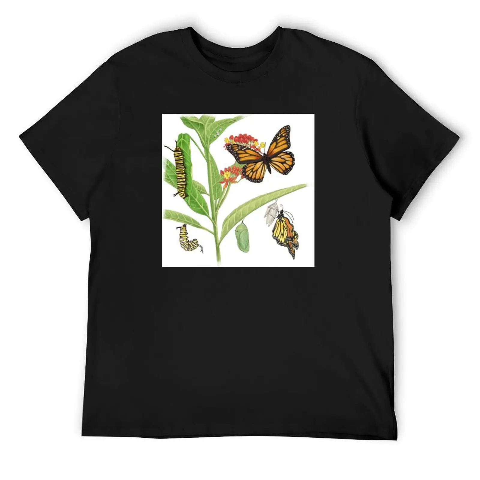 Monarch butterfly T-Shirt rapper graphic tees vintage clothes designer shirts anime t shirts mens t shirts casual stylish