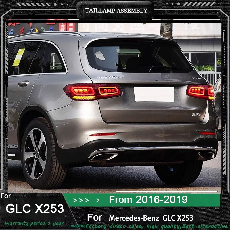 

Автомобильные фонари в сборе для Benz GLC 2016 2017 2018 2019, авто противотуманные фары DRL, стоп-сигнал, указатель поворота Plug and Play