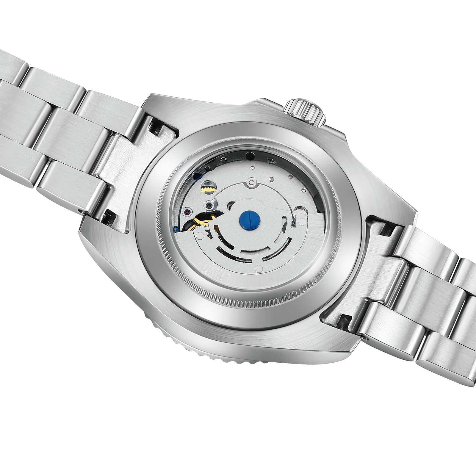 Custom 40mm DIY นาฬิกากลไกอัตโนมัติ - Sapphire High-end Luxury Business Journal ผู้ชายนาฬิกาข้อมือกันน้ําส่องสว่าง