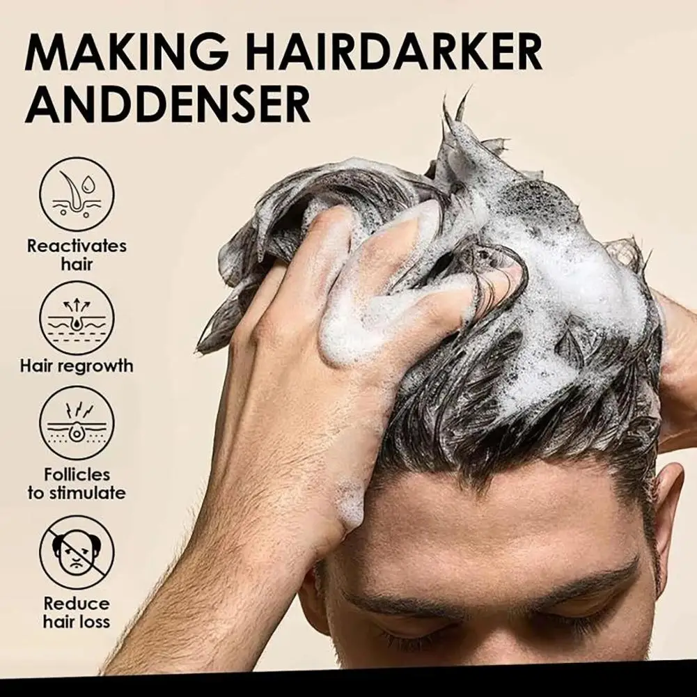 

Nourish Promote Scalp Deep Cleaning Men Hair Shampoo Root Activated Hair Conditioning improve Circulation Reduce Dandruff