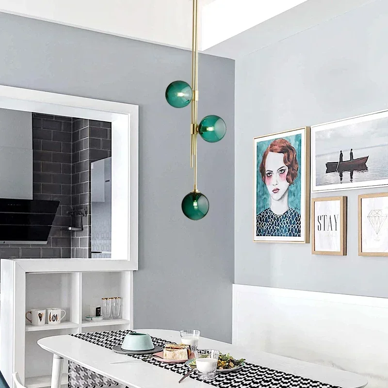 

Modern G9 Glass Lampshade Wall Lamp for Bedroom Office Hotel Simple Pendant Light for Background Bedside Reading Decoration