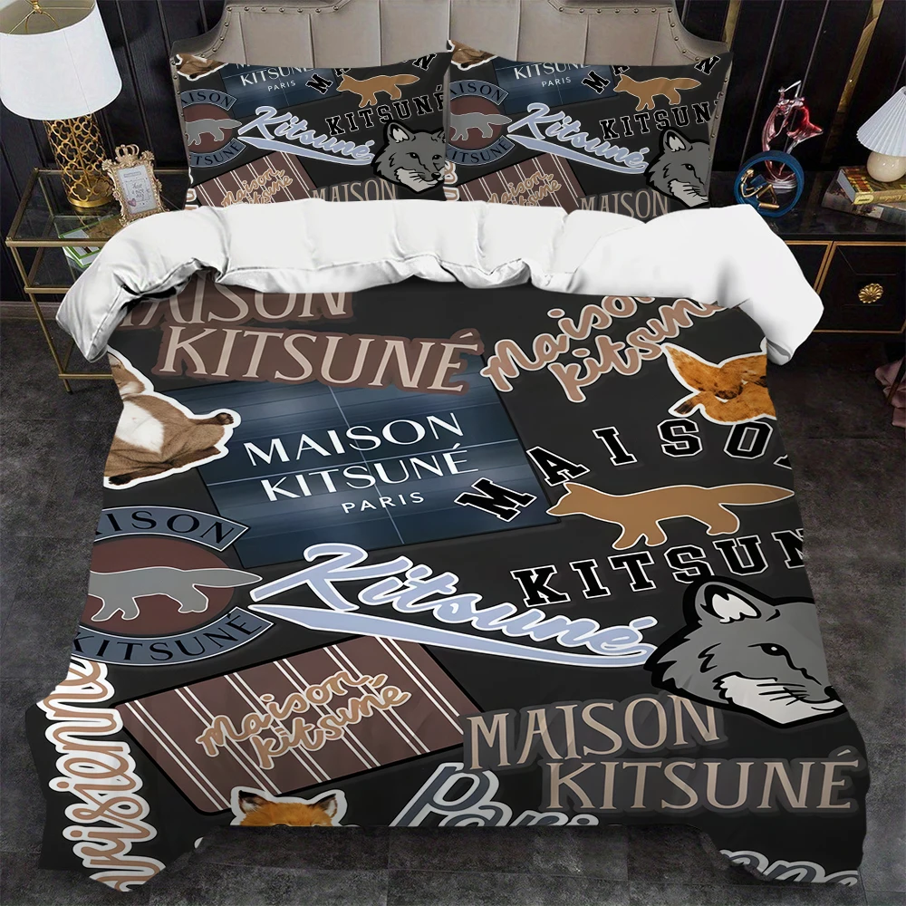 

Fashion M-Maison fox Duvet Cover Set Soft Wash Bed 3 Piece Summer Comfortable Student Dormitory Home Baby Bedding Best seller