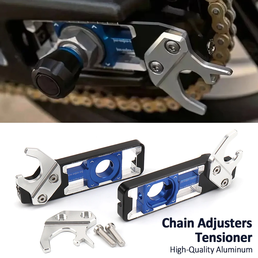 

For BMW M1000R S1000R S1000XR S1000RR S1000 S 1000 RR XR R Motorcycle CNC Rear Wheel Axle Blocks Chain Adjusters Tensioners Kit