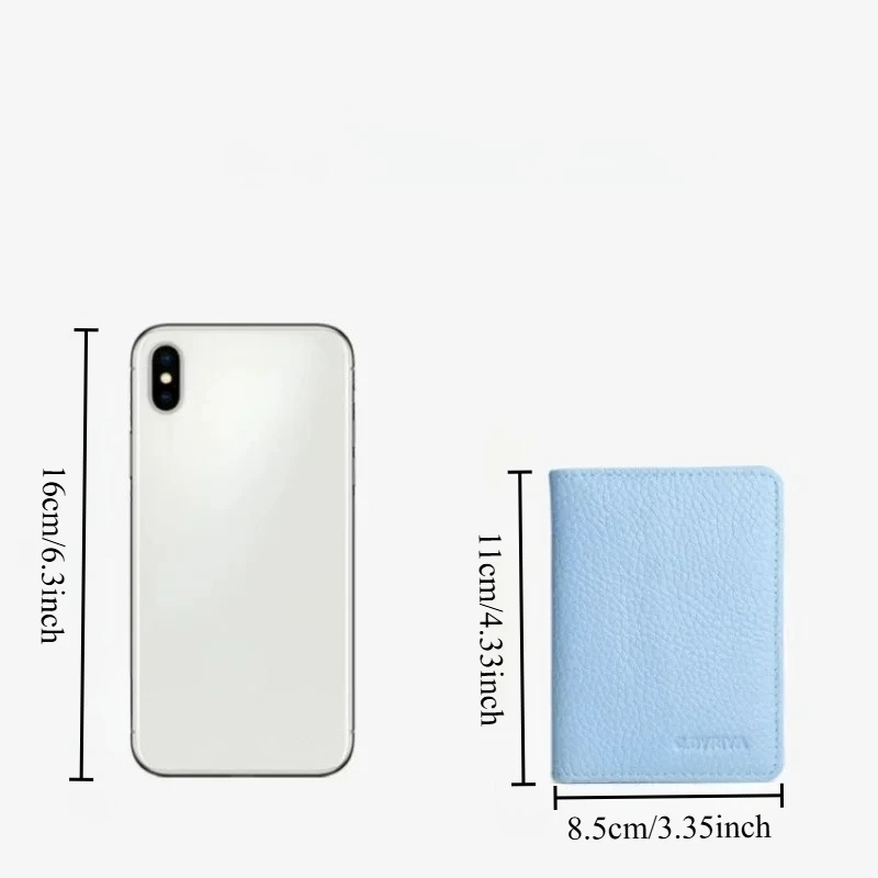 Mini PU Card Bag Portable Multi Card Slot Wallet Credit Card ID Card Document Storage Bag Card Holder Wallet Wallet Men