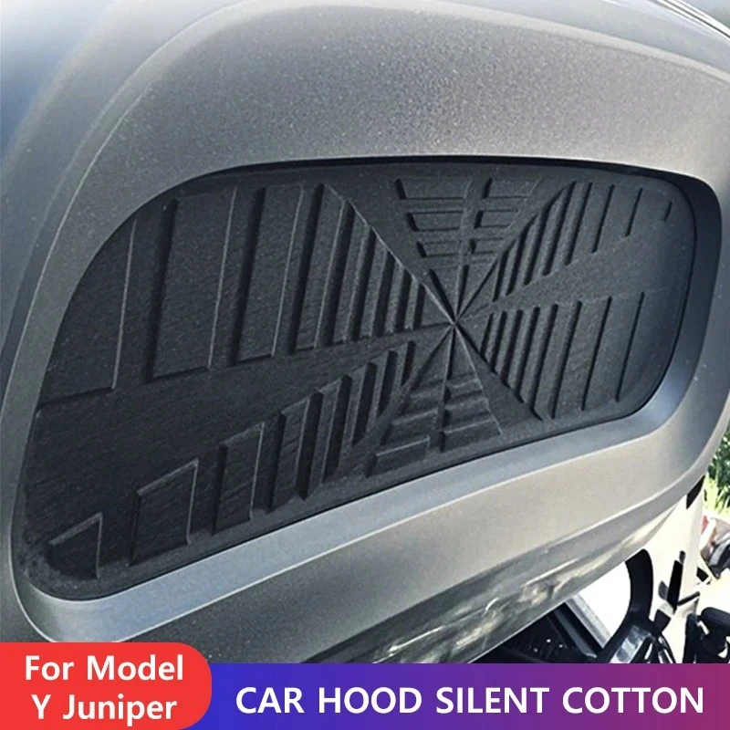 

Car Hood Silent Cotton For Tesla Model Y Juniper 2025 Bonnet Insulation Pad Soundproof Liner Vibration Reduction Protective Mat
