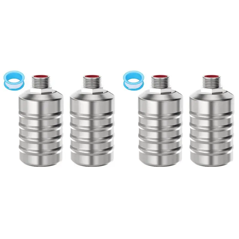 【flash-sale-】4pcs-stainless-steel-fully-automatic-water-level-control-float-valve-auto-shut-off-mini-float-valve-1-2in-upper-w