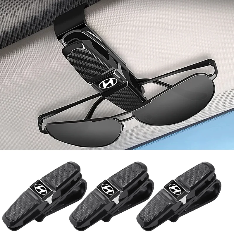 

Car Glasses Case Car Sun Visor Glasses Holder Sunglasses Clip For Hyundai BMW M Mercedes Benz AMG Audi Sline Mazda Opel Nismo